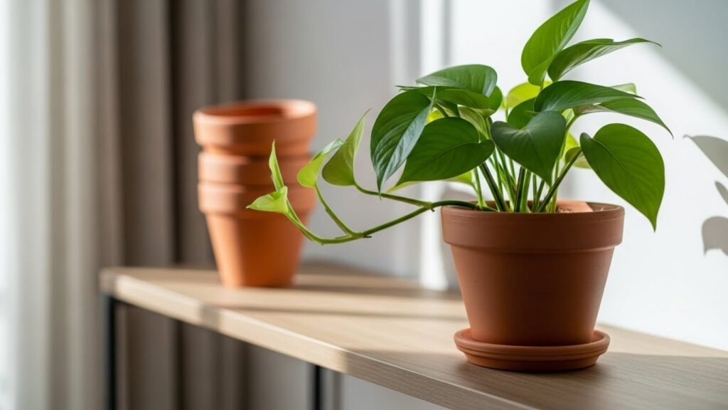 Avoid repotting indoor plants during winter