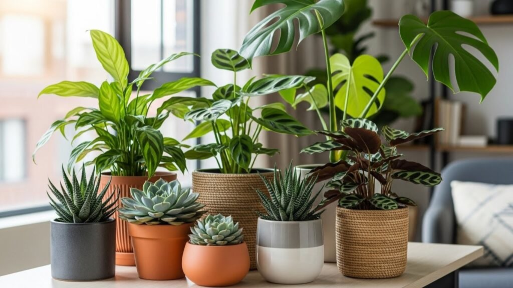 Different indoor plants with different winter care needs