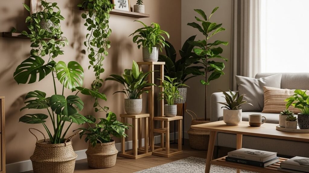 Maintaining stable temperatures for indoor plants in winter