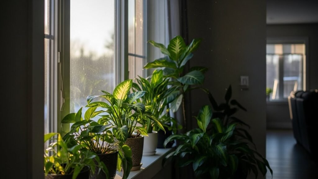 How winter light and indoor conditions affect houseplants